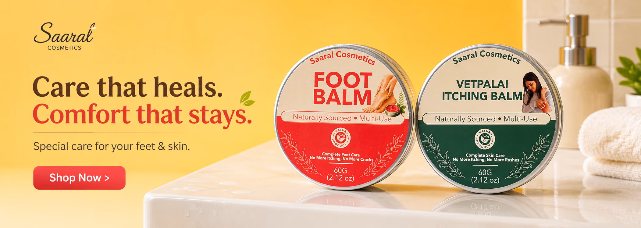 Saaral Tamil Heritage Collection — traditional herbal skincare
